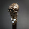 Bronze Skull Walking Stick Cane Top Knob Handle - GC-Artis Walking Sticks Canes