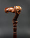 Skull Head Cane Wooden Walking Stick Anatomic Grip - GC-Artis Walking Sticks Canes