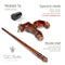 Wooden Ox Bull Cane Walking Stick Ergonomic Handle - GC-Artis Walking Sticks Canes