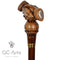 Friendship Handshape Wooden Walking Stick Cane 