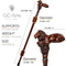 Wooden Walking Stick Cane - Lion King - GC-Artis Walking Sticks Canes