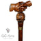Friendship Handshape Wooden Walking Stick Cane