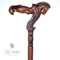 Ergonomic Palm Grip Handle Horse Wooden Cane Walking Stick
