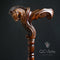 Ergonomic Palm Grip Handle Horse Wooden Cane Walking Stick
