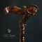Ergonomic Palm Grip Handle Horse Wooden Cane Walking Stick