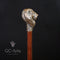 Bronze Lion Walking Stick Cane