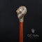 Bronze Lion Walking Stick Cane