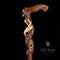 Erotic Wooden cane walking stick 