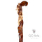 Erotic Wooden cane walking stick 