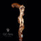 Erotic Wooden cane walking stick 