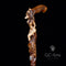 Erotic Wooden cane walking stick