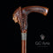 Indian Chief Wooden walking stick cane
