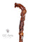 Pretty Flowers wooden walking stick cane