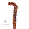 Pretty Flowers wooden walking stick cane
