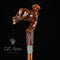Labrador Dog Wooden Cane Walking Stick