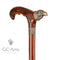 Raven Walking Cane wood & bronze