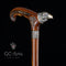 Raven Walking Cane wood & bronze