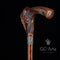 Indian Chief Wooden walking stick cane 