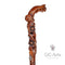 Pretty Flowers wooden walking stick cane