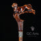 Labrador Dog Wooden Cane Walking Stick