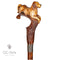 Golden Retriever Labrador Dog Wooden Cane Light Walking Stick 