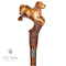 Golden Retriever Labrador Dog Wooden Cane Light Walking Stick