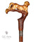 Golden Retriever Labrador Dog Wooden Cane Light Walking Stick