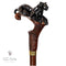 Dark Wooden Walking Cane Stick
