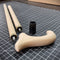 Unpainted Wooden Derby Set Assembled Kit Parts for a Custom Walking Stick Cane making