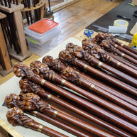 Set of 26 Wooden Walking canes Chimera - Dartmouth College 2026 (prepayment of 50%)