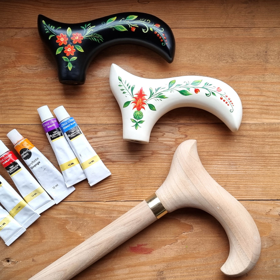 Kit d'assemblage de pièces non finies pour canne de marche et bâton de marche personnalisés