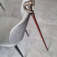 Collectible Dragon Snake Bronze Walking Stick Cane Brass Casted Artisan