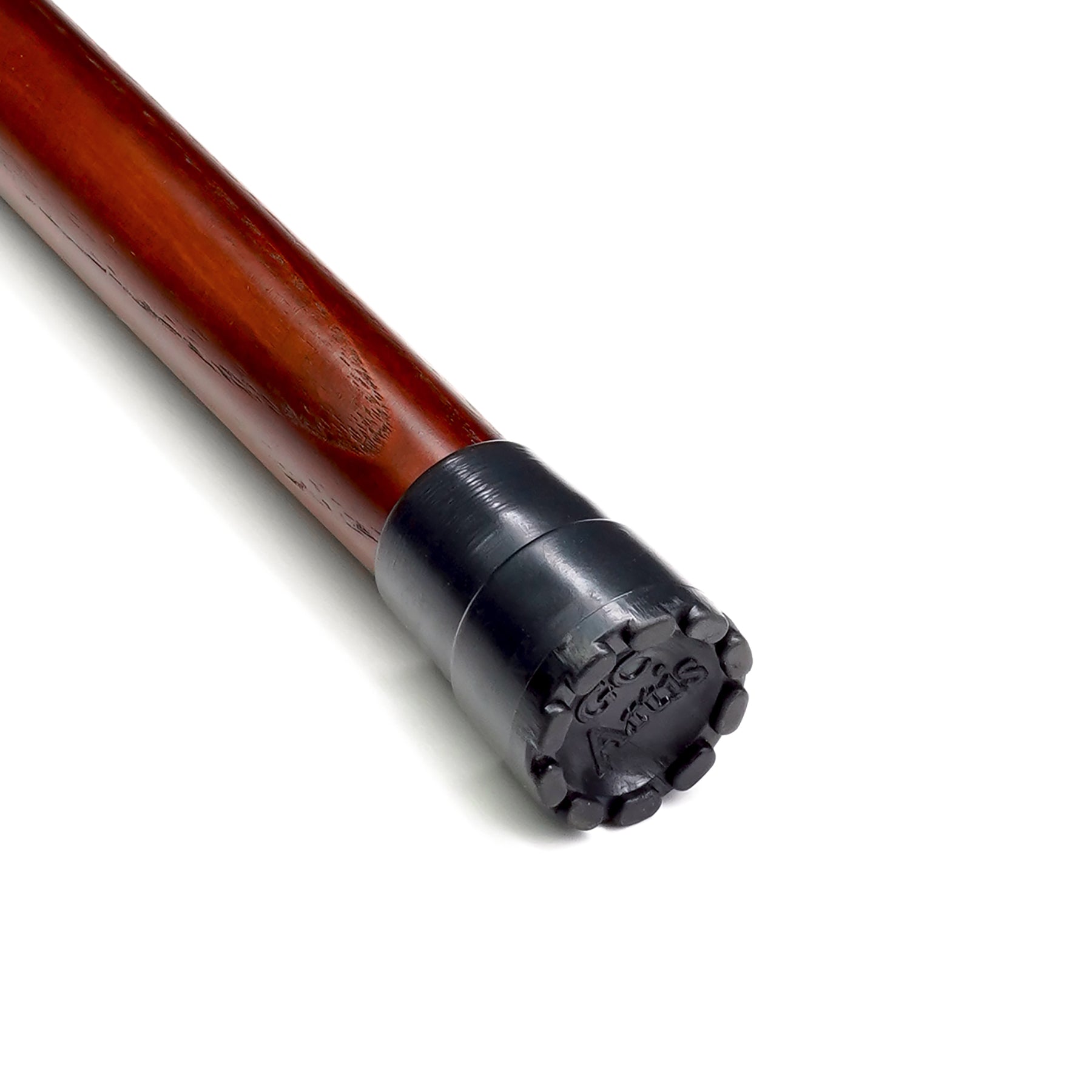 Hand-painted Wooden Walking Stick Cane Sheltie Smoke