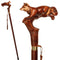 Fox Elegant Wooden Wooden Walking Stick Cane