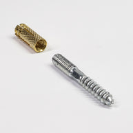 Black Wooden Shaft Parts Kit for custom Individual walking cane making
