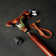Sprint Horse Brown Handpainted – Designer Wooden Walking Cane