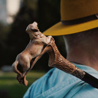 Golden Retriever Labrador Dog Wooden Walking Cane