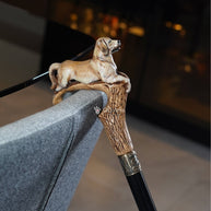 Golden Retriever Labrador Dog Wooden Walking Cane