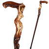 LOVE SEXY Naked lady girl wood carved walking stick cane - GC-Artis Walking Sticks Canes