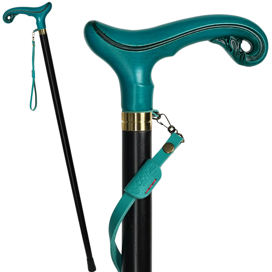 Elegant Wooden Walking Stick Cane - Magic, Light weight Classic handle