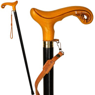 Elegant Wooden Walking Stick Cane - Magic, Light weight Classic handle