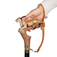 American Puma Hand Painted – Designer Wooden Walking Cane