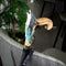 Light Wood Walking Cane Shark Fish Sea Style Handpainted
