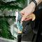 Light Wood Walking Cane Shark Fish Sea Style Handpainted