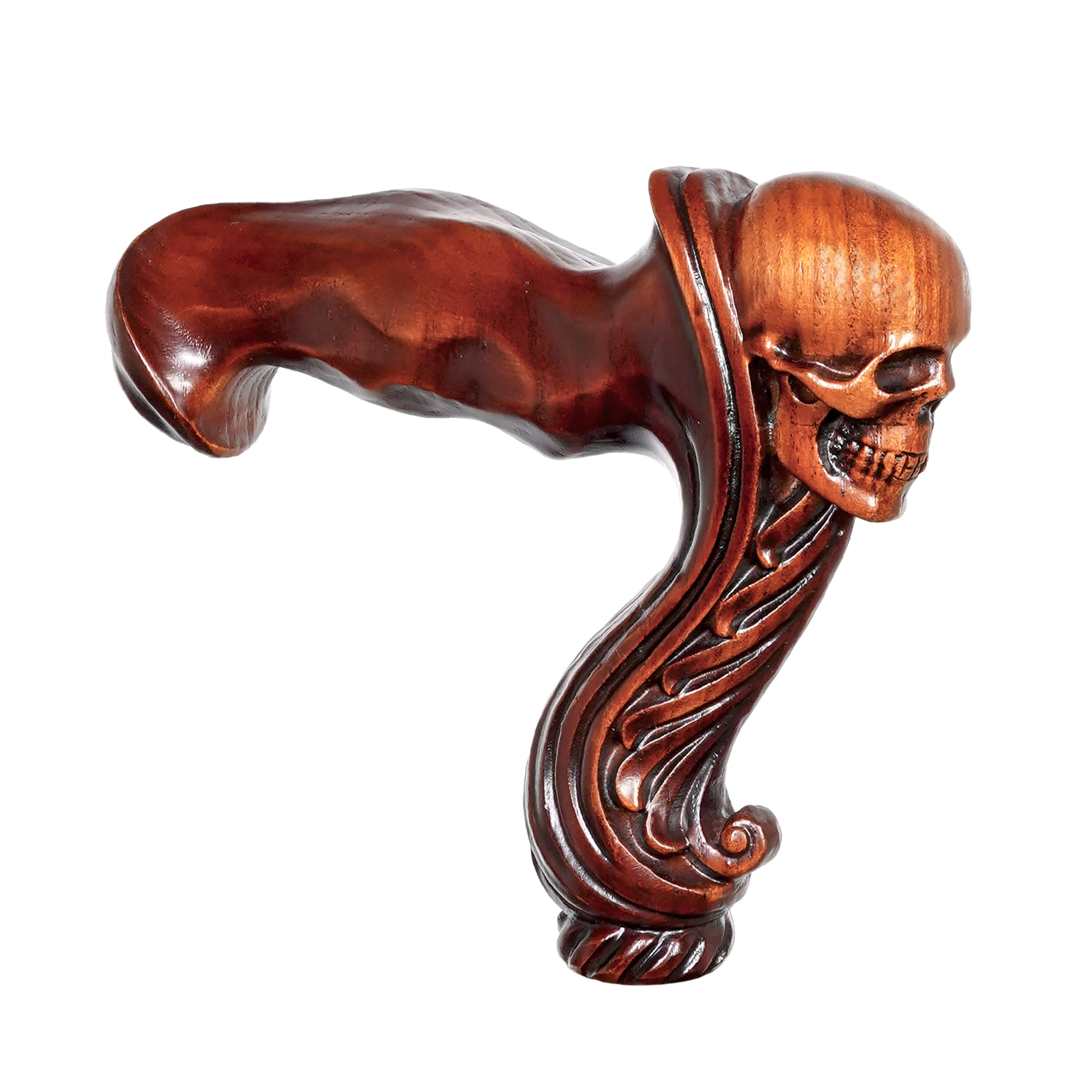 Manche en bois ergonomique de rechange pour canne de marche sans la tige