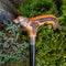 Wolf Head Bronze & Wood Walking Cane Stick