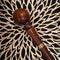 Classic Knob Style walking stick with Ball - Dark wood Walking Cane with Elegant topper & brass collar