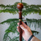 Classic Knob Style walking stick with Ball - Dark wood Walking Cane with Elegant topper & brass collar