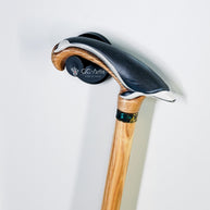 Wooden Cane Walking Stick Whale Dolphin Fish - Wood Carved Cane, Cool Handpainted handle & Light shaft Sea Style for man woman