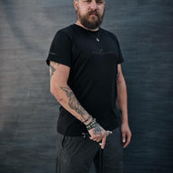 Bronze Raven Head Walking Cane - Goth Style Black Wood Walking Stick with brass decoration